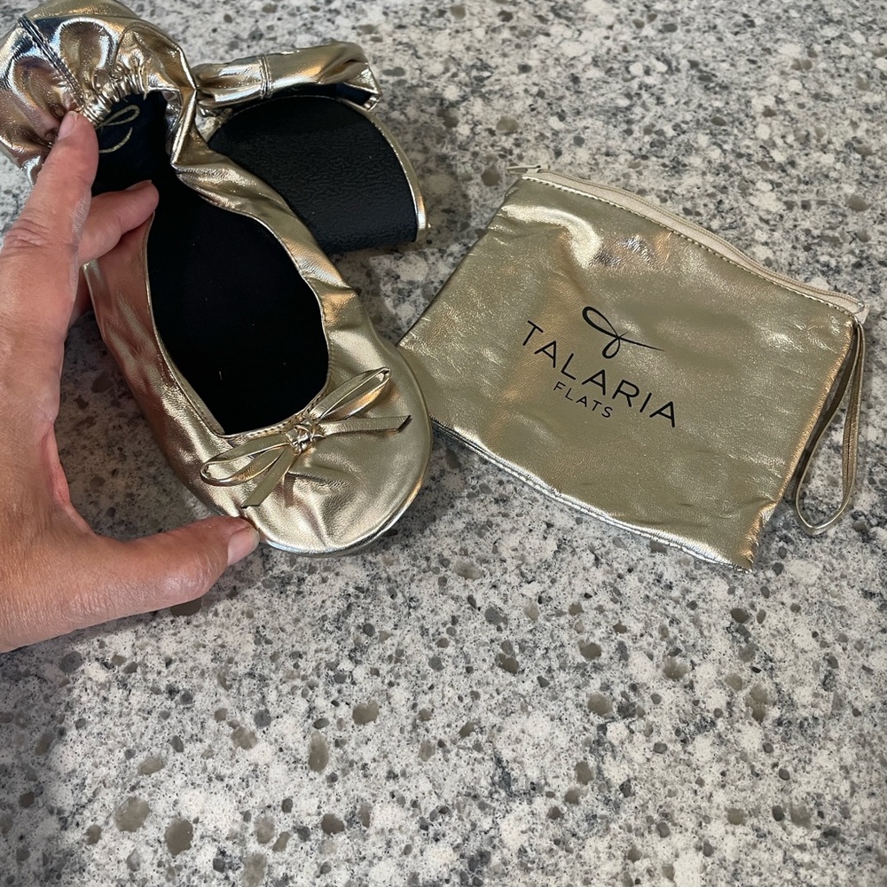 Talaria Foldable Flats, New in Bag, Size 9